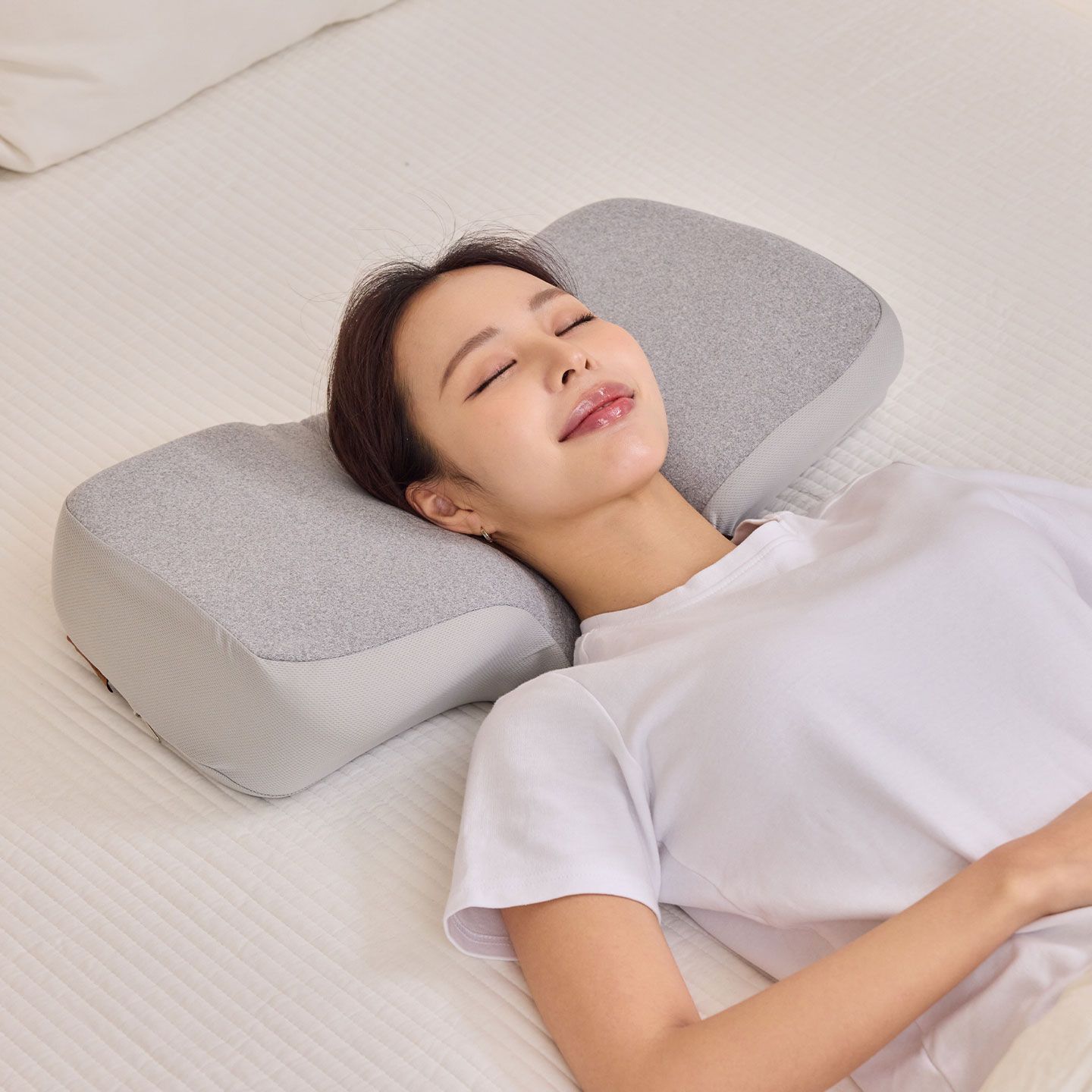 리브맘 프리미엄 3D 경추 메모리폼 국민베개+속커버 