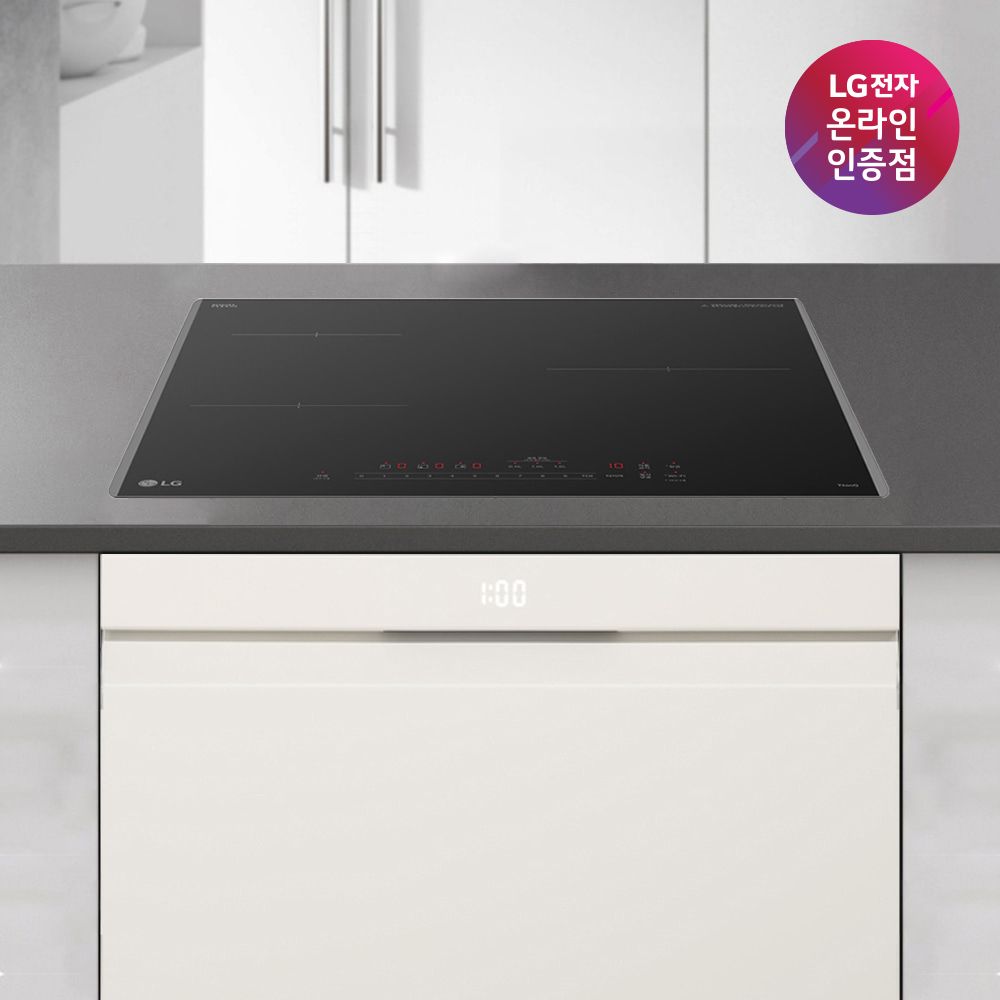 LG전자 LG 디오스 식기세척기+인덕션(DUE6BGL1E+BEI3ASB2OE/6BG1E-ASB2E)