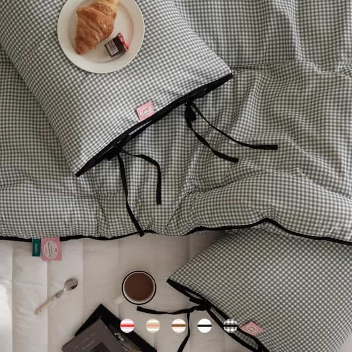 NEW Ribbon Cake カバーのいらない布団セット［10色・3種・3サイズ]