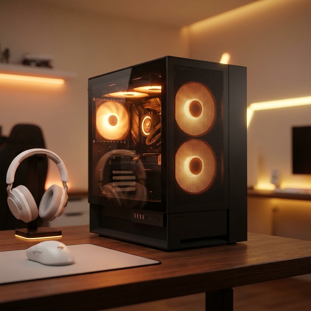 서린컴퓨터 7800X3D_RTX5070_RAM 16GB_쿠거 Omny X 블랙 게이밍PC