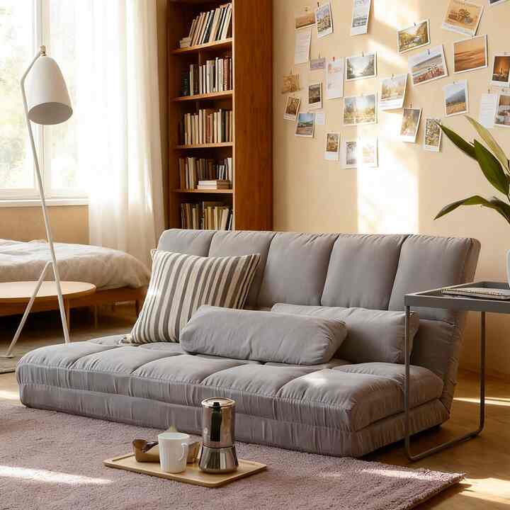 ファブリック ソファベッド［5色・2サイズ］