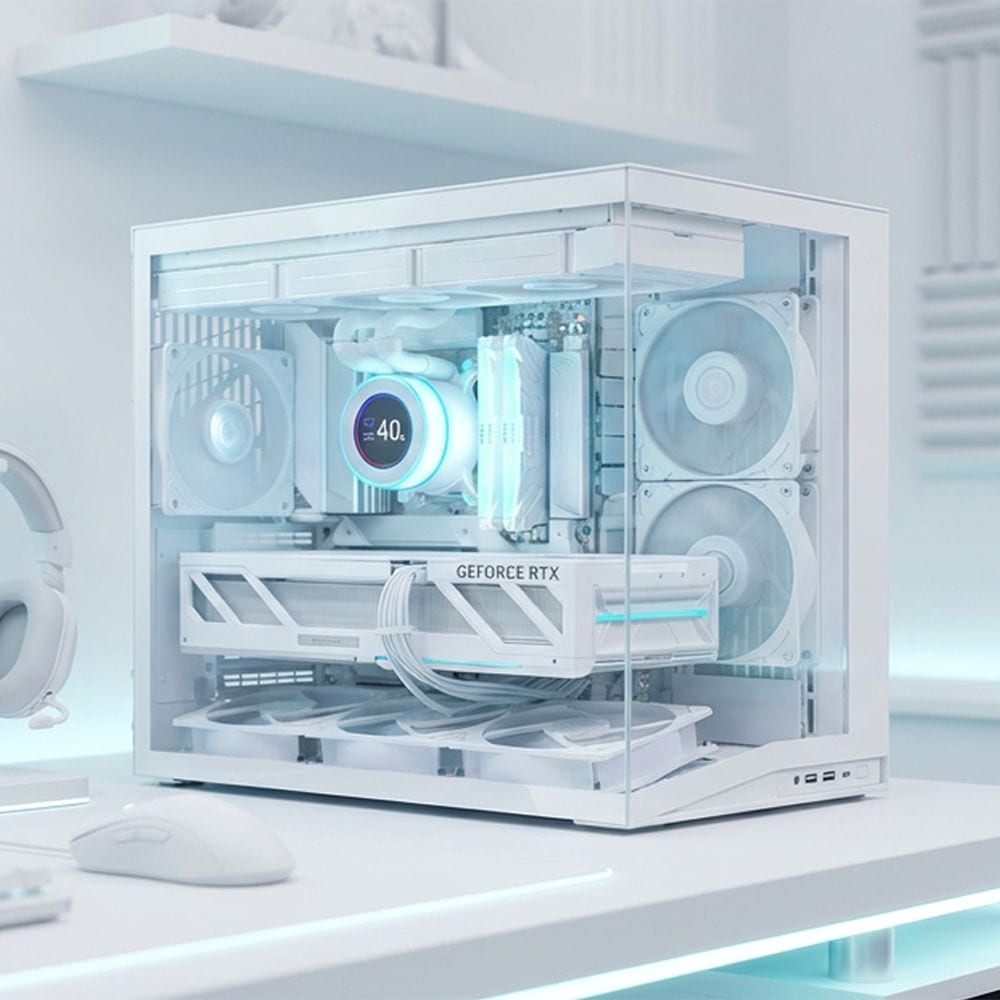 서린컴퓨터 9800X3D_RAM 32GB_리안리 O11D MINI V2 화이트 게이밍 반본체PC