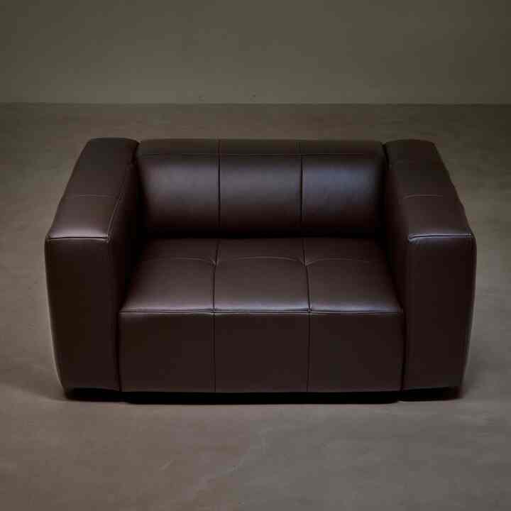 Beam 天然皮革 1人掛けソファ［3色］