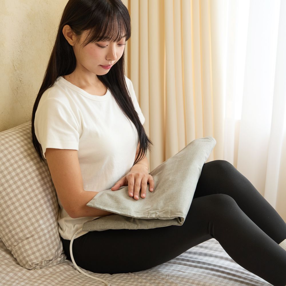 (주)한일의료기 프리볼트 전기 온열 찜질기 원적외선 찜질팩 복부 배 허리 무릎 어깨 찜질매트