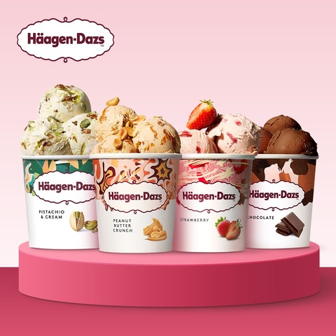 하겐다즈 파인트 3개