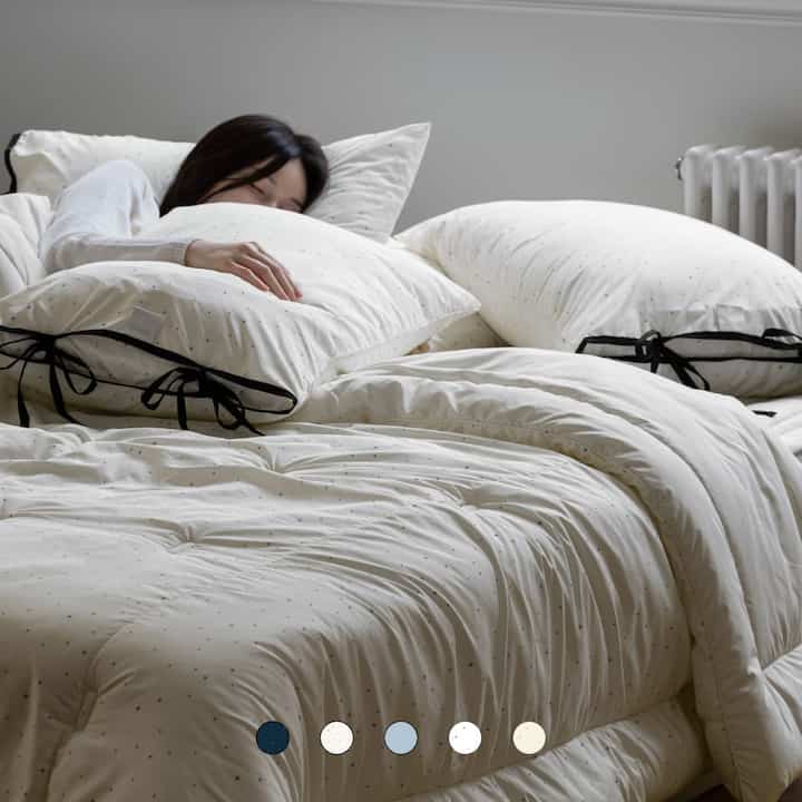 Allermedi スターリー カバーのいらない布団セット［5色・3種・3サイズ］