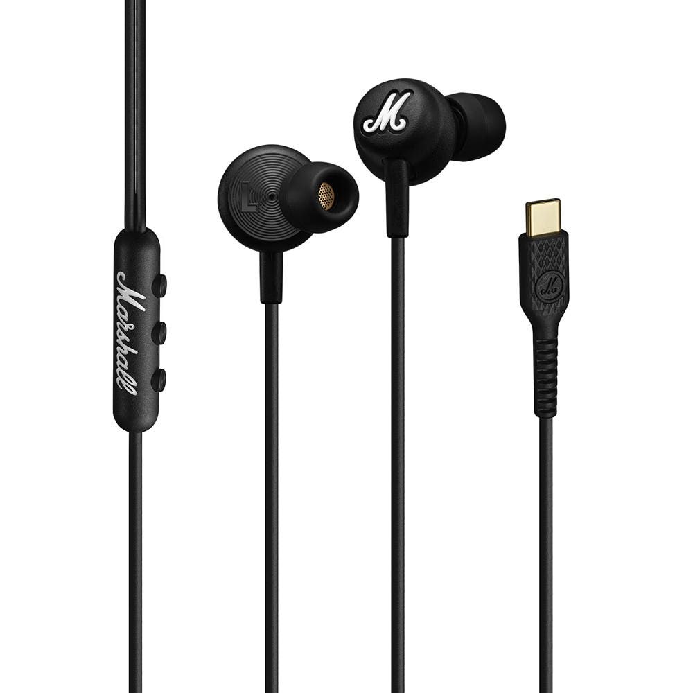 마샬 공식인증점 모드 유선이어폰 C타입 유선 이어폰 커널형 USB-C
