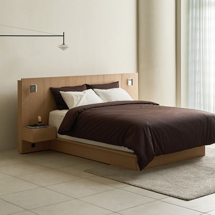 오늘의집 layer studio / 코타 호텔침대 수납형 프레임 SS,Q/K,LK 2colors