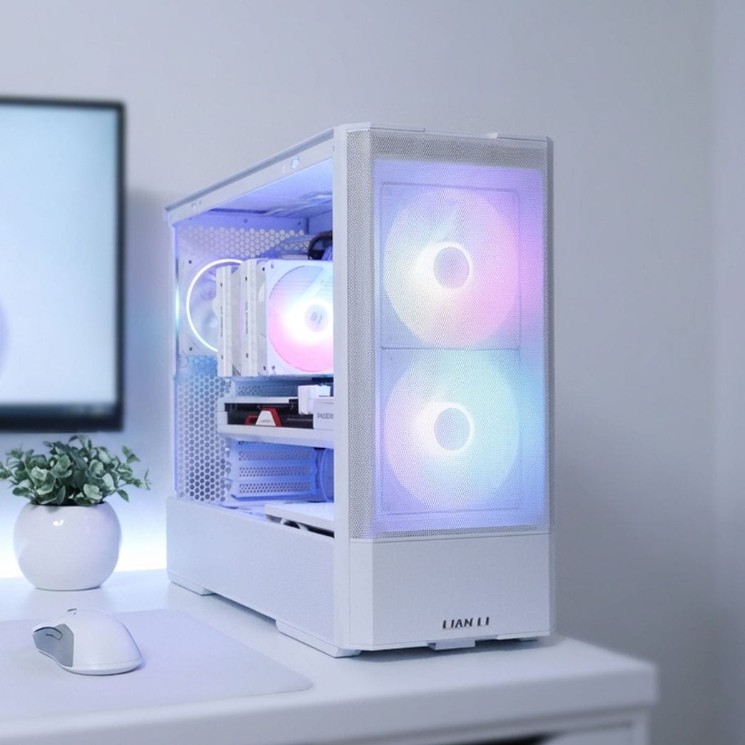 서린컴퓨터 7500X3D_RX 9060 XT 16GB_RAM 32GB_랜쿨 207 화이트 게이밍PC