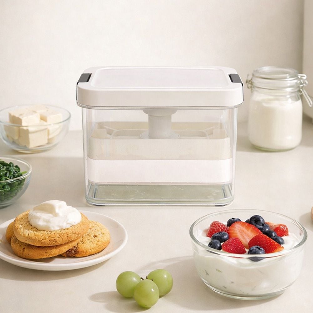 에버튼하우스 그릭 요거트 메이커 EHSM-YT98 유청 분리기 야채 짤순이