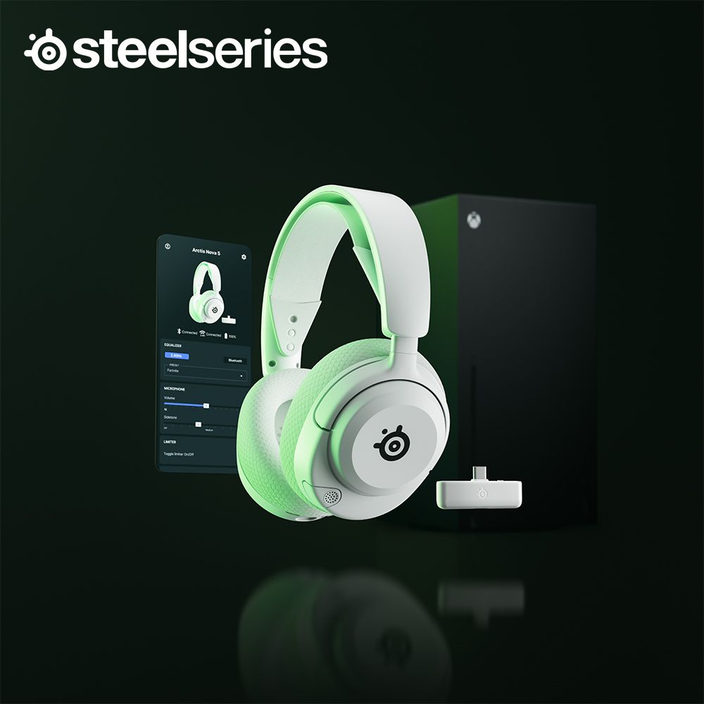 스틸시리즈 Arctis Nova 5X White 무선 게이밍 헤드셋