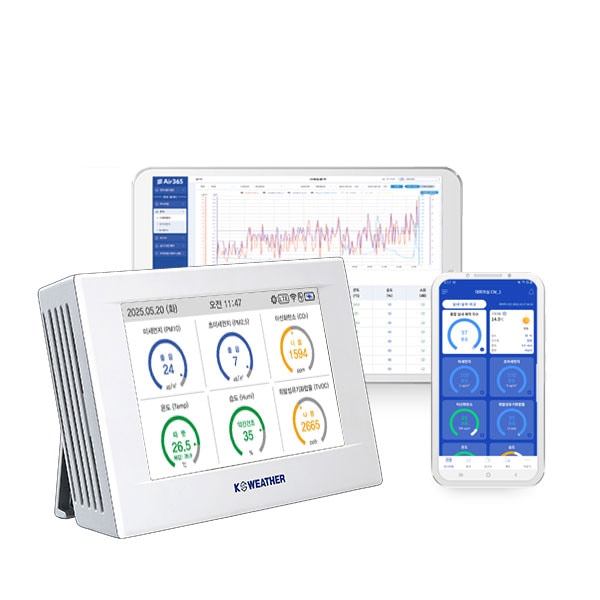 IoT실내통합 공기측정기 IAQ-C7 BO