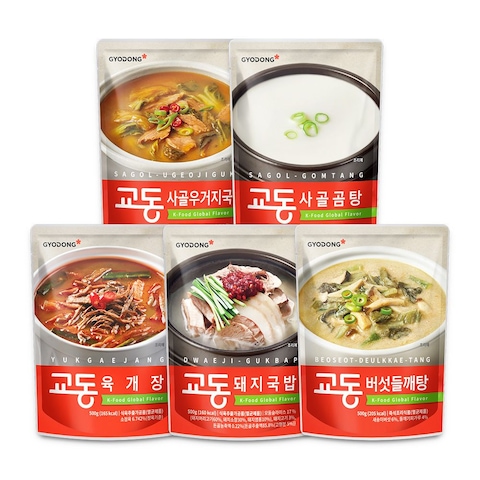 교동 인기 국탕류 500g 5종