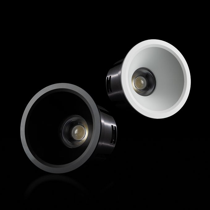 [오늘출발] [신상품] 공간조명 라파 플랫 COB 집중형 페이드인아웃 매입등 2/3인치 (8/12W)