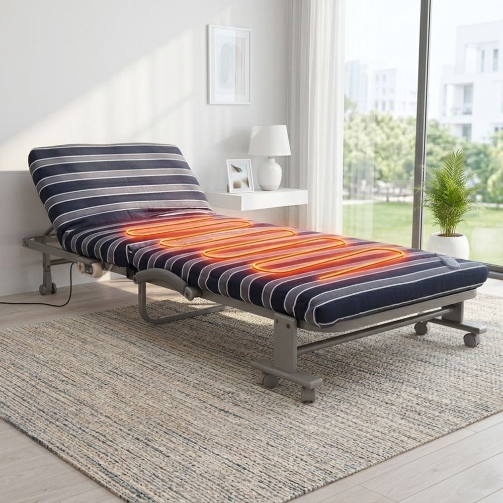 라꾸라꾸 침대1인용 온열 열선내장형 6탄 싱글 접이식침대 CBK-006S 