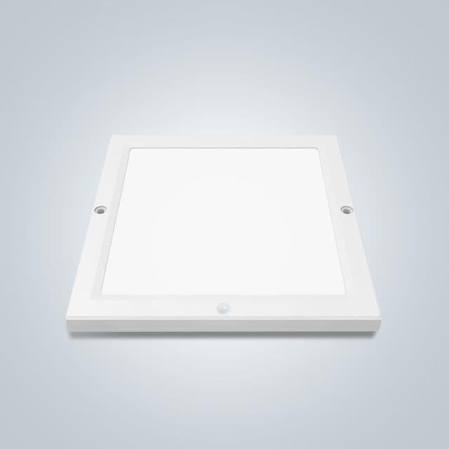 장수램프 LED 사각 센서등 엣지 8인치 20W 현관 베란다 계단 조명 