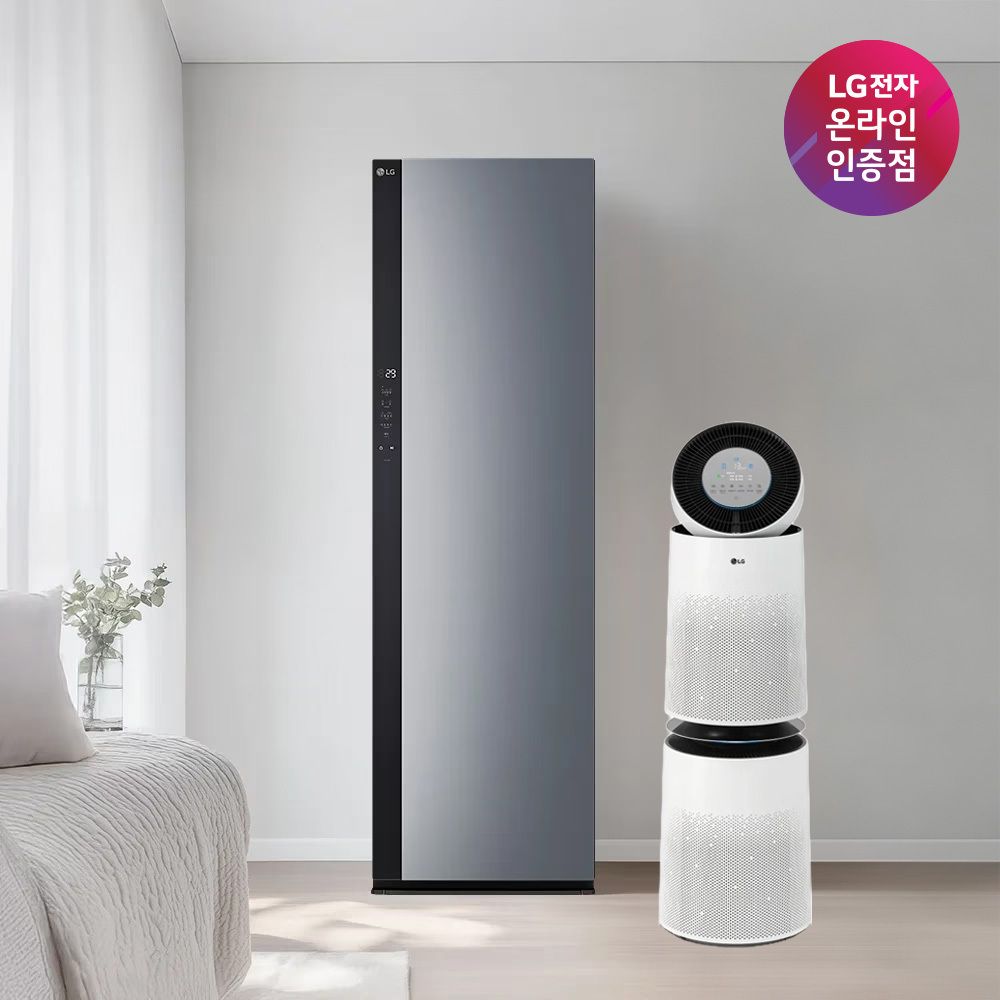 LG전자 스타일러 + 퓨리케어 AI 360 공기청정기 (SC5GMR52 + AS285DWWC)