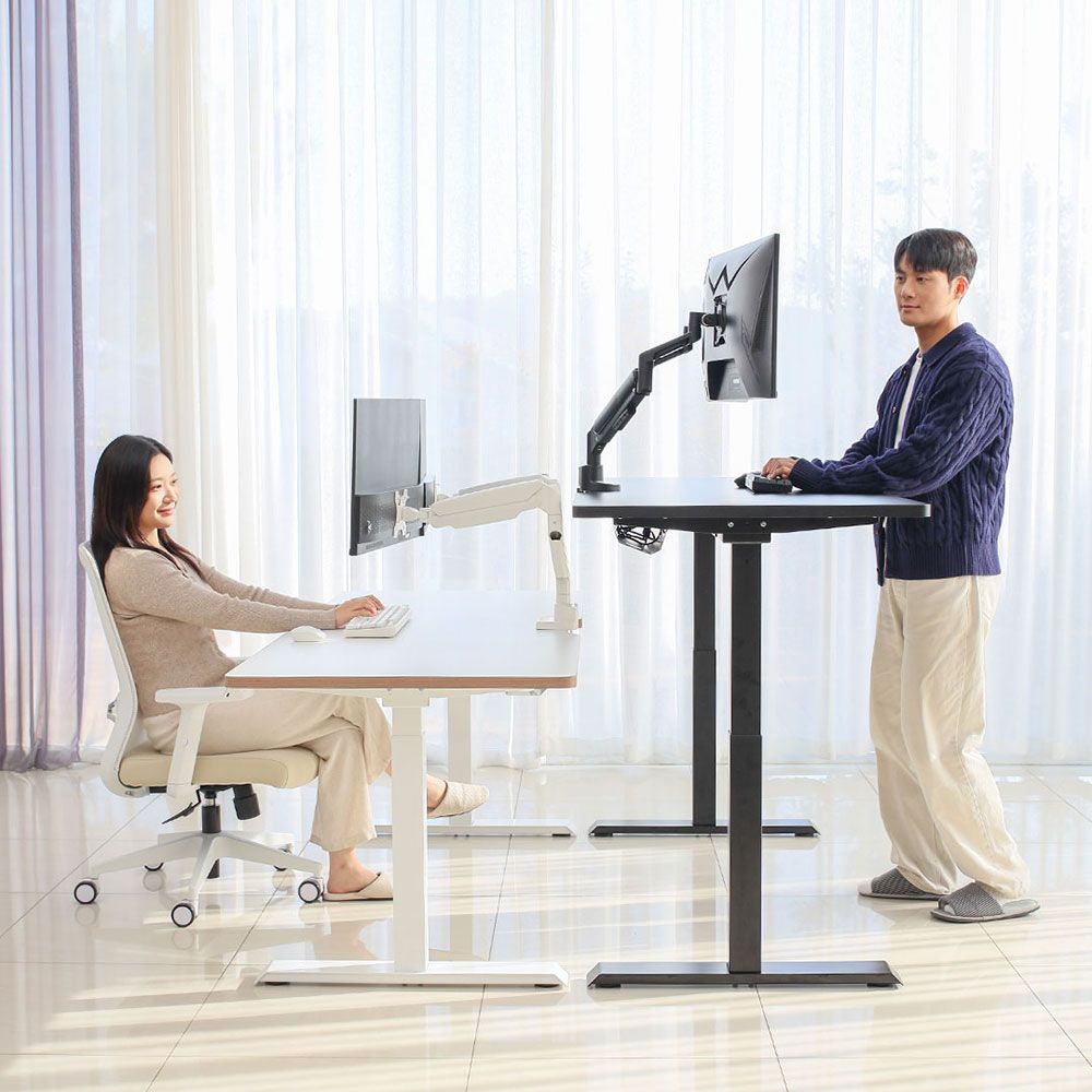 핏쳐 전동식 보쉬 듀얼 모터 커스터마이징 모션 데스크 컴퓨터 책상 상판 1200mm B1 