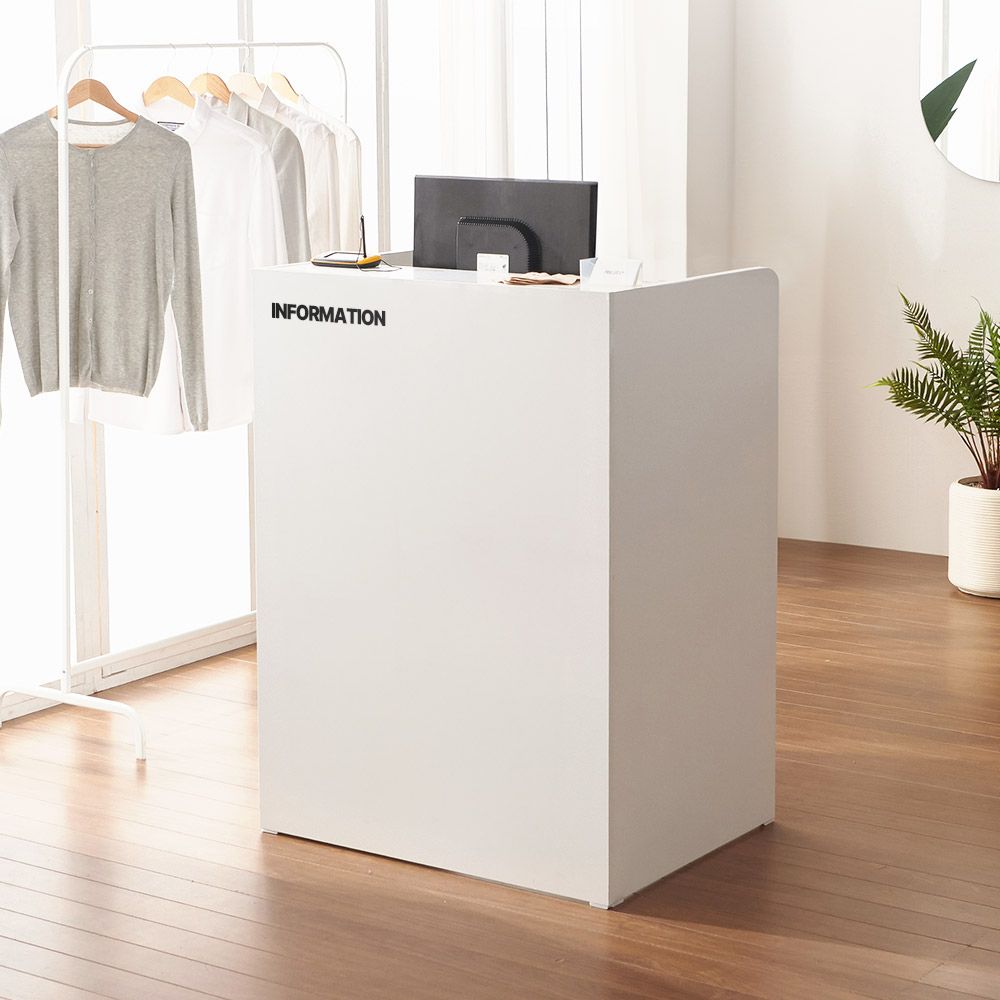 필웰 E0자재 카운터테이블 계산대 안내데스크 800