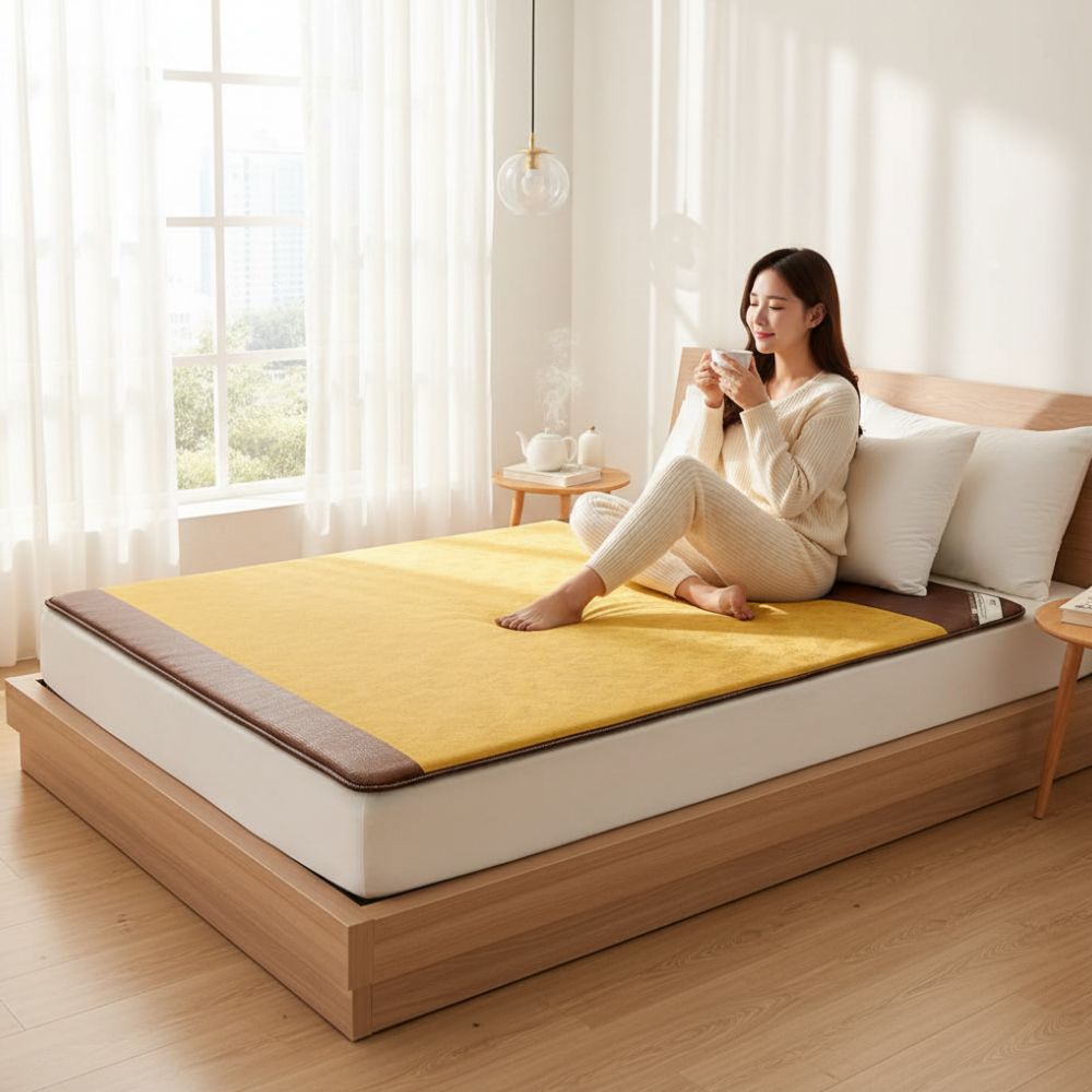 3H한일온열기 한일온열기 악어매화 슈퍼싱글 그래핀 탄소 카본 전자파안심 1인 두꺼운 전기 매트