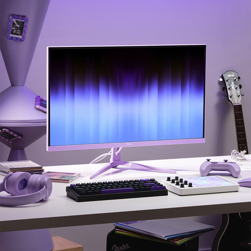 픽시오 PX278 웨이브 QHD 180Hz 1ms(GTG) 게이밍 모니터 데스크테리어