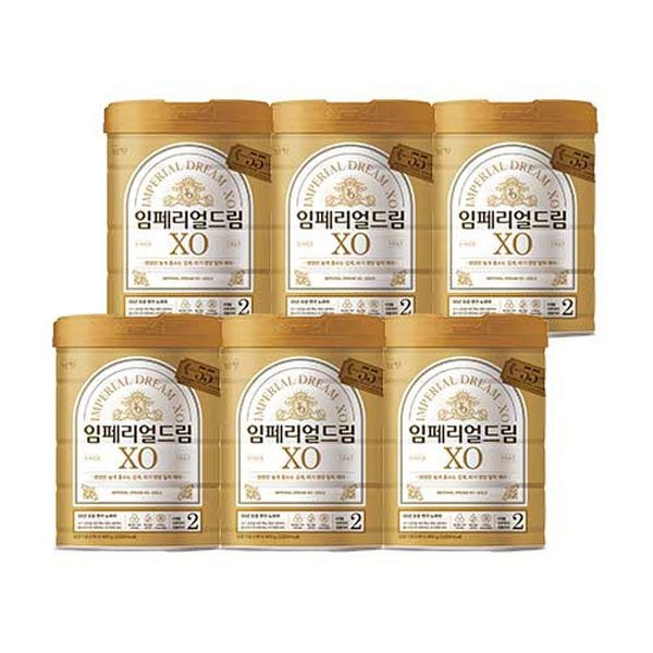 남양유업 남양 임페리얼드림 XO GOLD 2단계 800g 6캔 / 캔분유