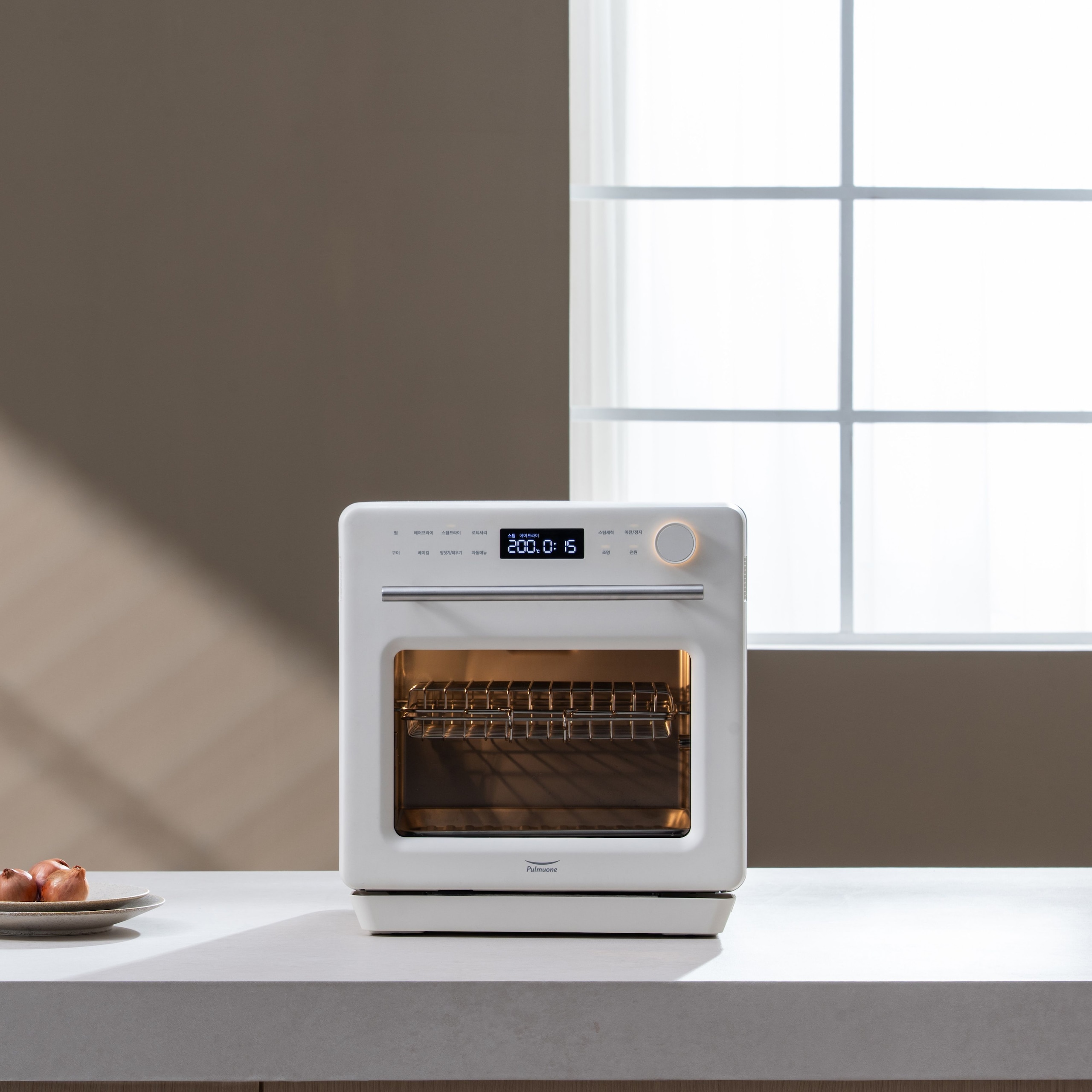 풀무원 26.9만 NEW 스팀쿡 프라임 에어프라이어 15L 소이코튼 AV15F11VV