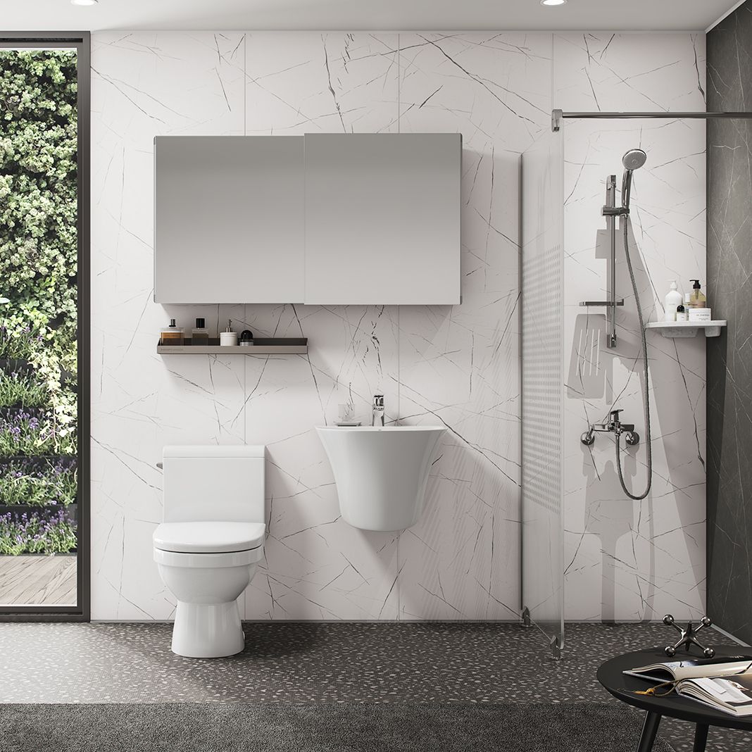 한샘 이지바스3 화이트 피에트라 공용욕실 