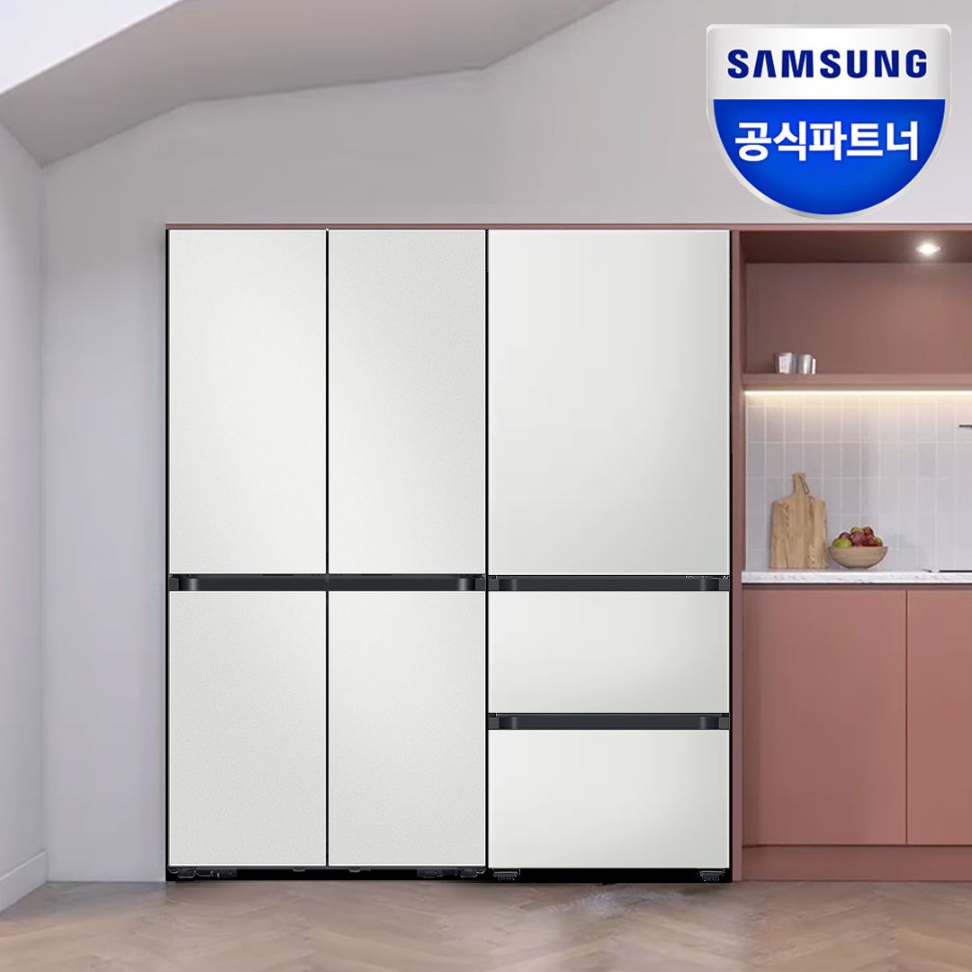 삼성전자 삼성전자 비스포크 키친핏 패키지세트 RM70F64R1A+RQ33DB74C1AP 코타화이트