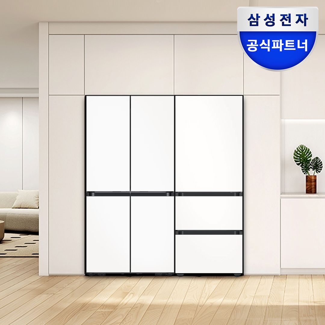 삼성전자 삼성전자 비스포크 키친핏 패키지세트 RM70F64R1X+RQ33DB74D2AP 세틴화이트