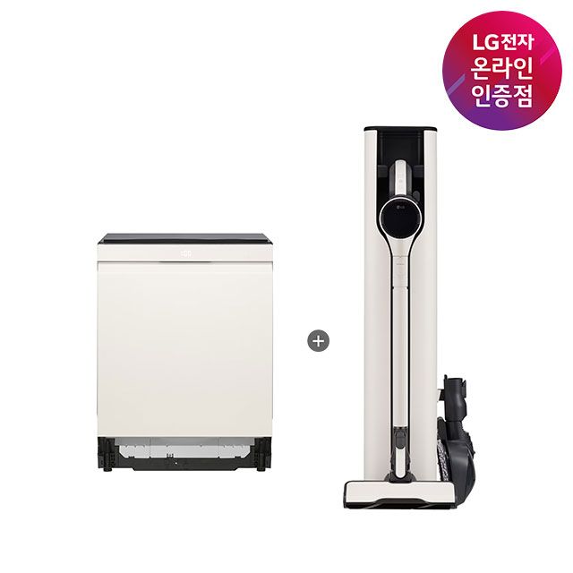 LG전자 LG 디오스 식기세척기 + LG 코드제로 청소기 (DUE6BGL1E + AI927WA)