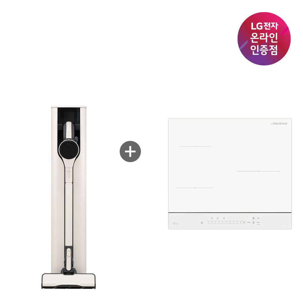 LG전자 LG 코드제로 AI 오브제컬렉션 A9+LG 인덕션 (AI927WA + BEI3QKHLOE)