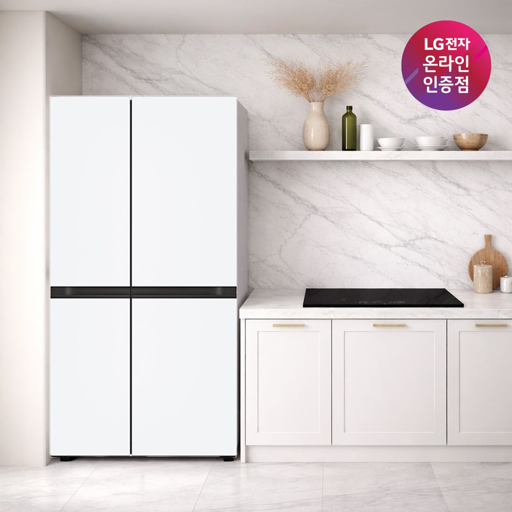 LG전자 LG 디오스 AI 양문형냉장고 + LG 인덕션(S836MQQ012 + BEI3ASB2OE)