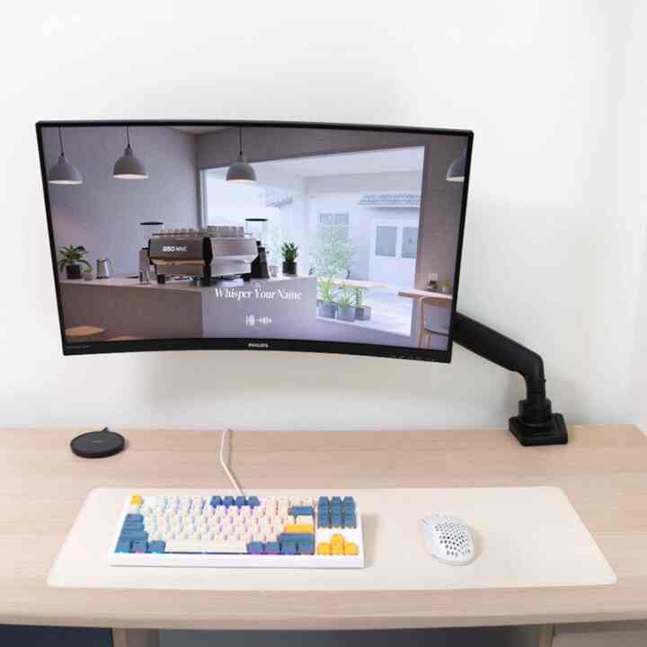 高耐荷重 シングルモニターアームスタンド MSS1H