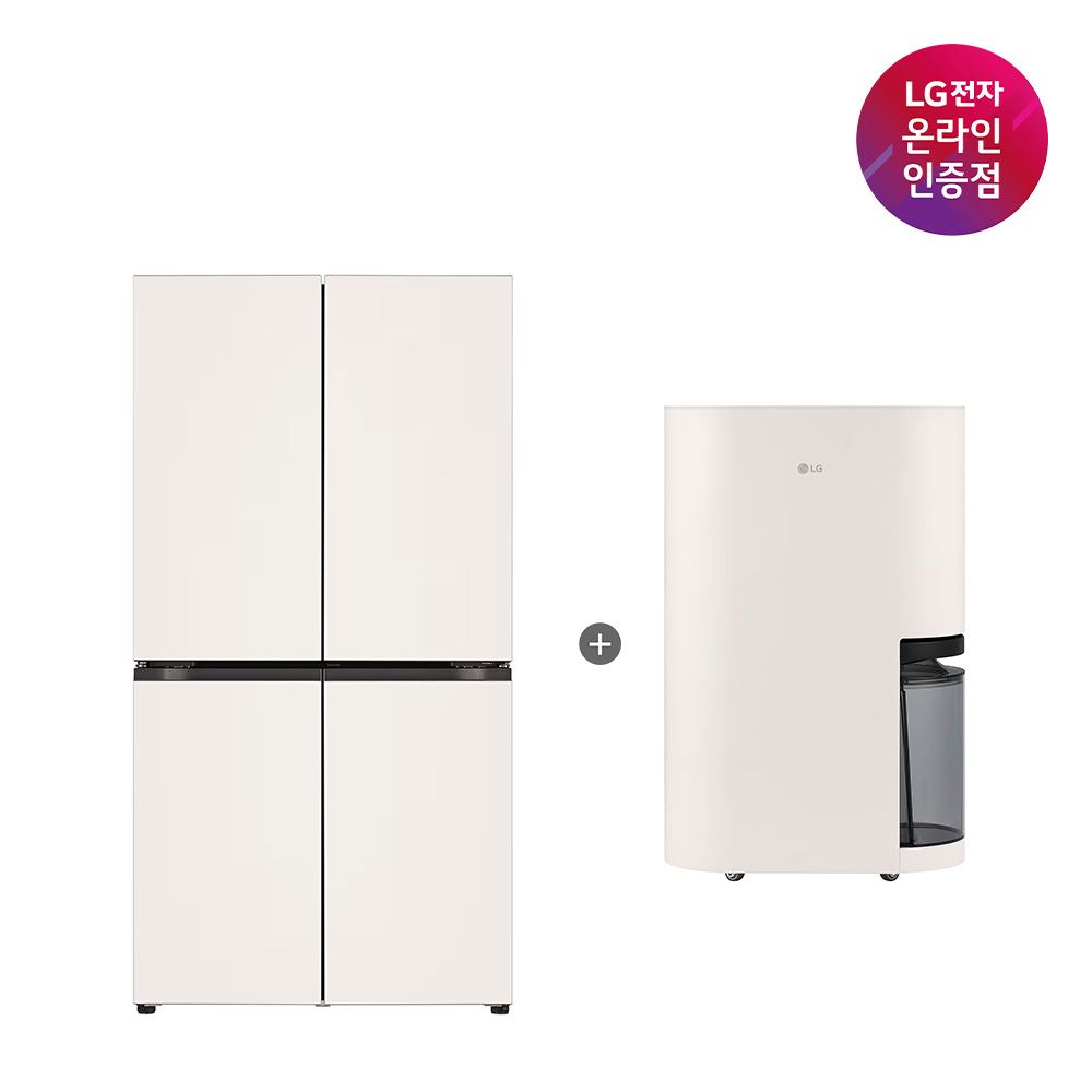 LG전자 LG 매직스페이스 냉장고 + LG 휘센 제습기 (T875MEE111 + DQ214MEGA)