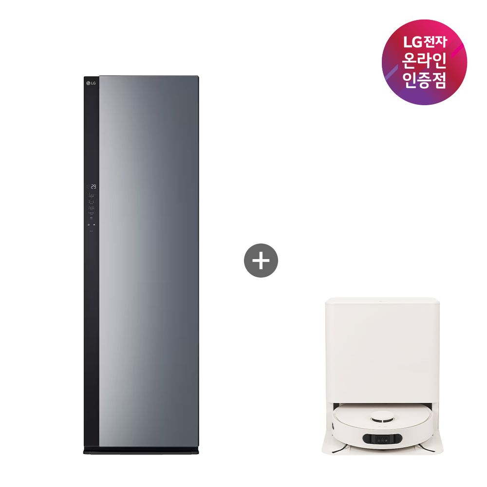 LG전자 LG 스타일러 + LG 코드제로 AI 로보킹 올인원 (SC5GMR52S + B95AWBH)