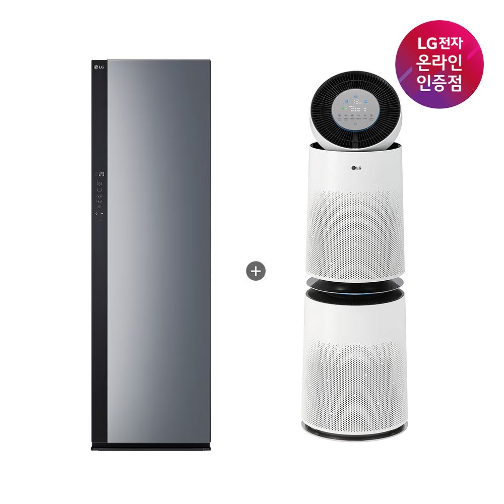 LG전자 LG 스타일러 + LG 퓨리케어 공기청정기 (SC5GMR52S + AS285DWWC)