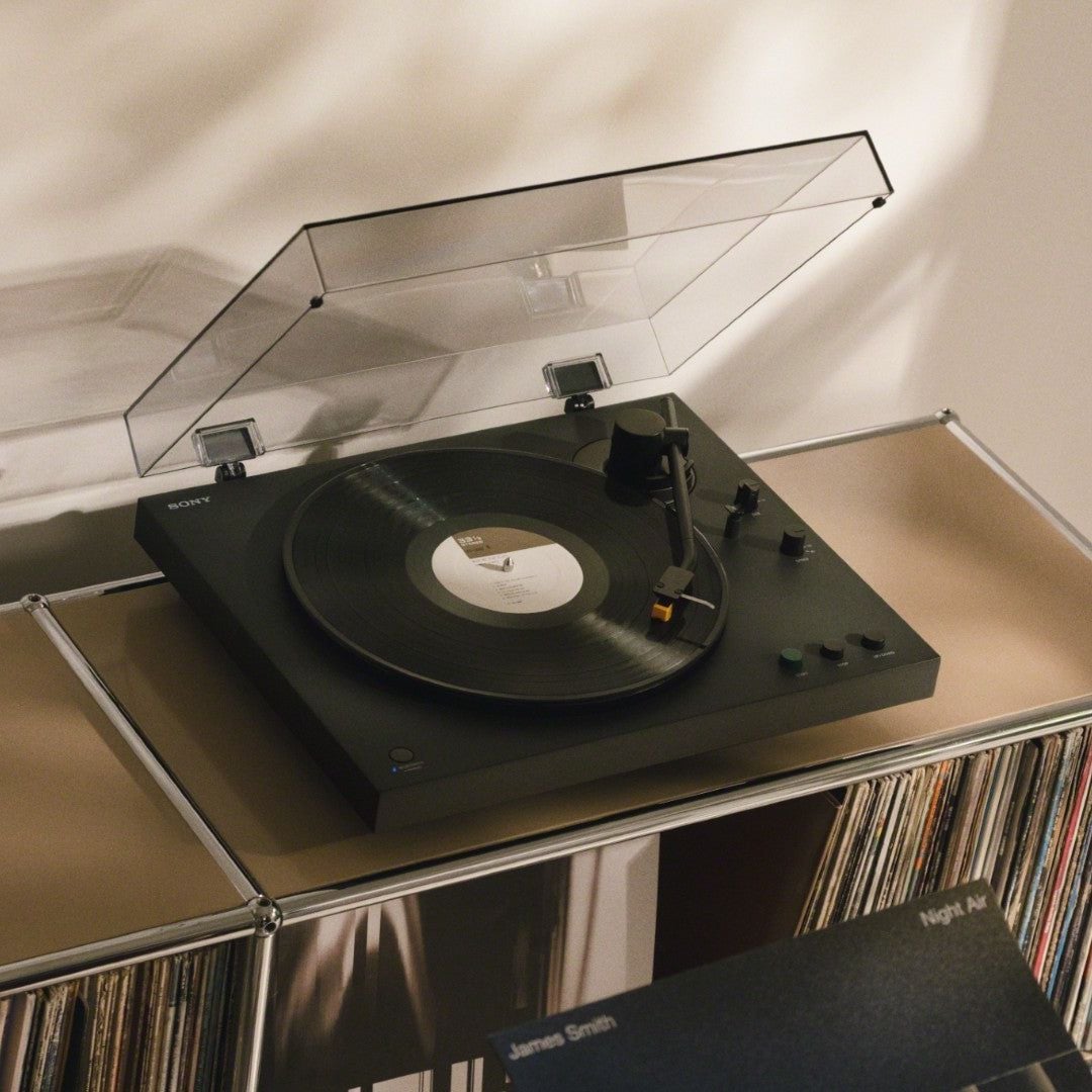 소니 PS-LX5BT 레트로 블루투스 턴테이블 LP플레이어 입문용 인테리어 턴테이블