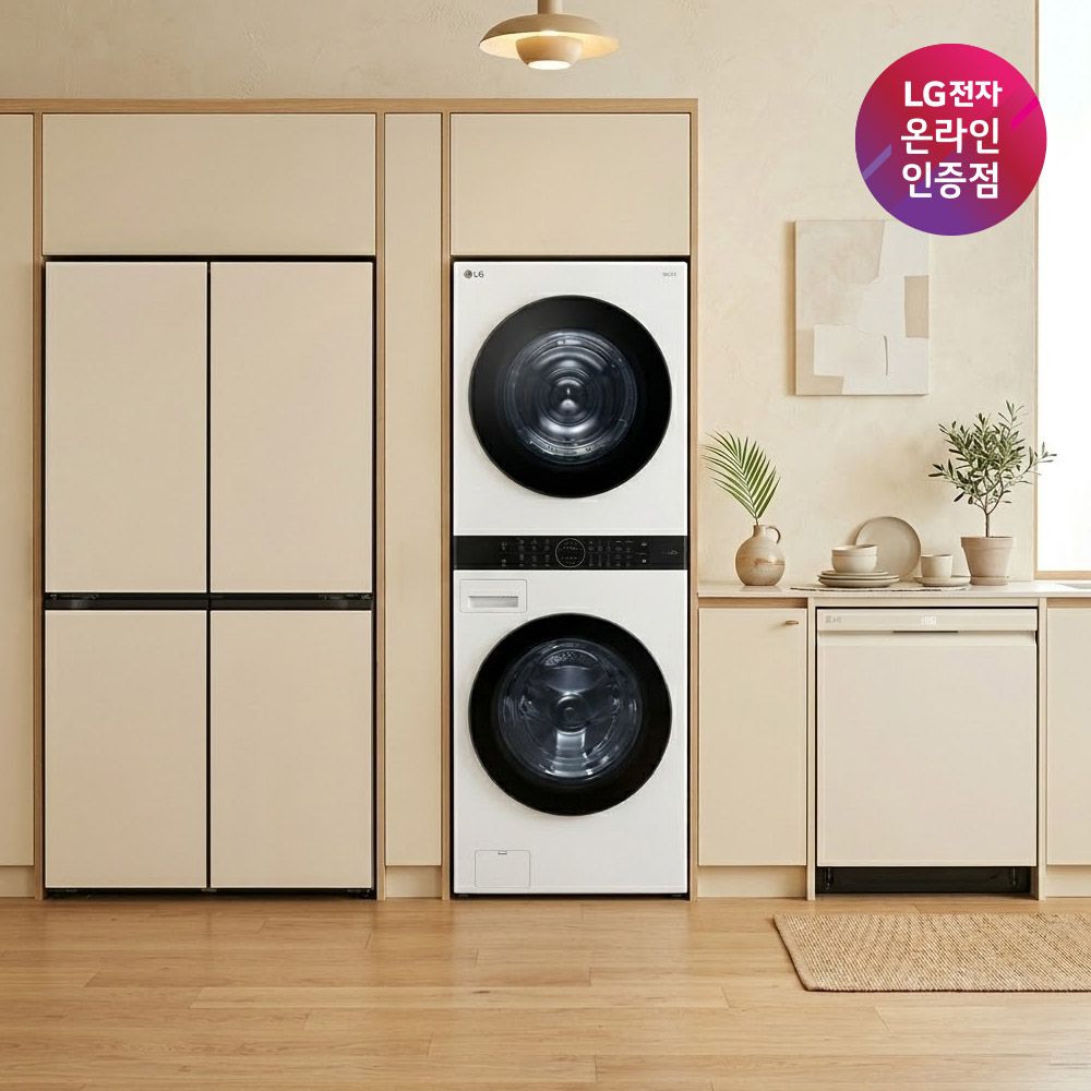 LG전자 LG냉장고+워시타워+식세기(T875MEE111 + W2421WAMR + DUE6BGL1E)