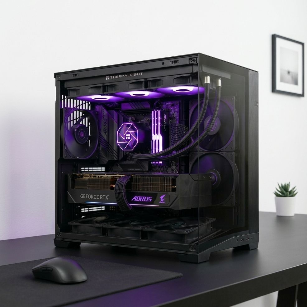 서린컴퓨터 '한정수량' 9800X3D_RAM 32GB_O11D MINI V2 FLOW 블랙 반본체PC