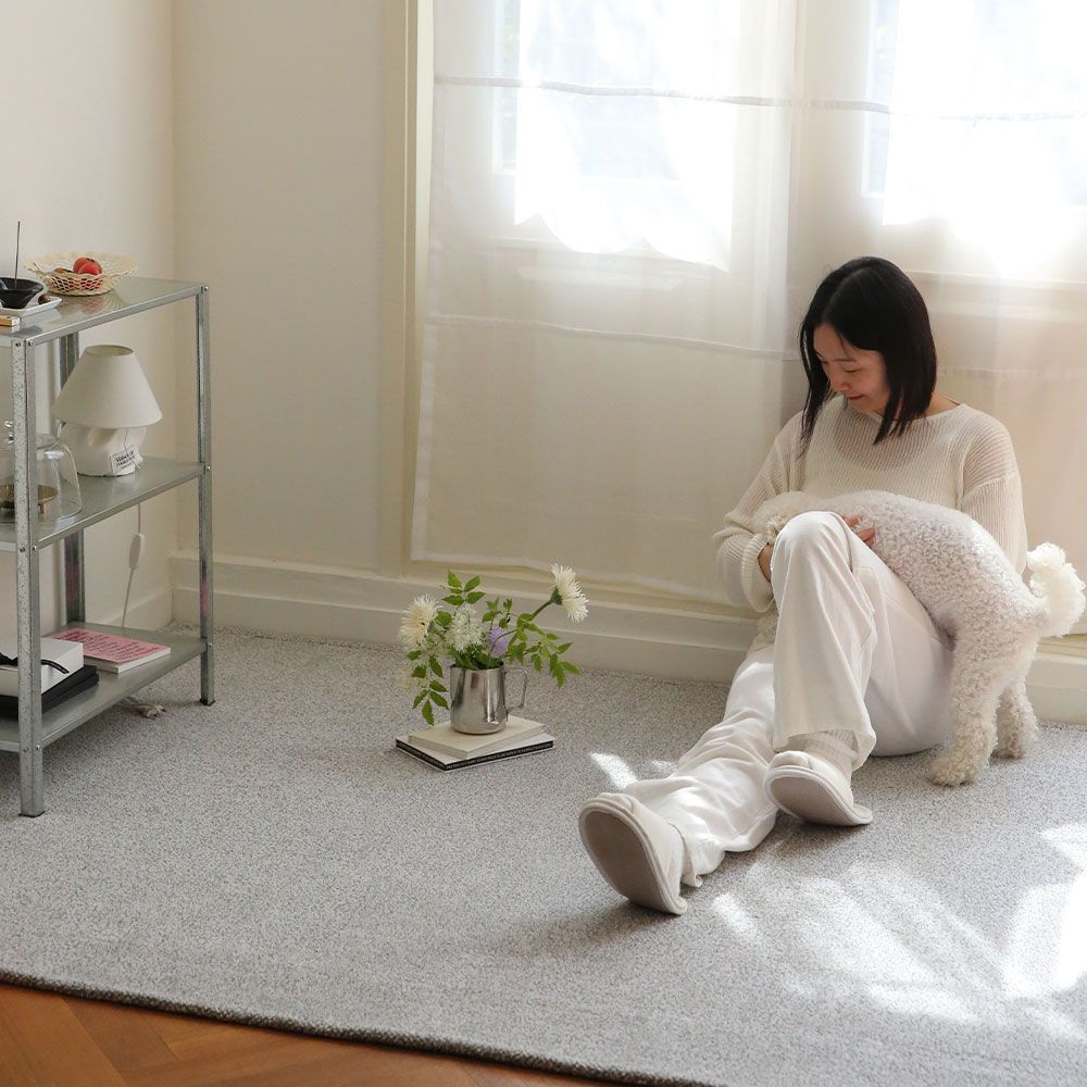 메종드룸룸 이지케어 워셔블 단모 사계절 러그 카페트