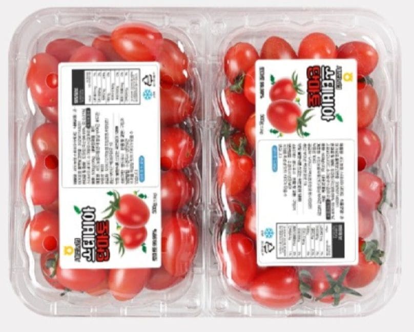 세도농협 스테비아 대추방울토마토 단마토 레드 1kg (500g x 2팩)
