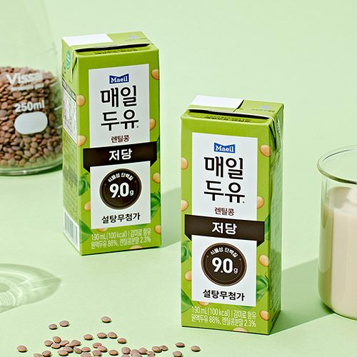 매일유업 매일두유 렌틸콩 190ml 48팩