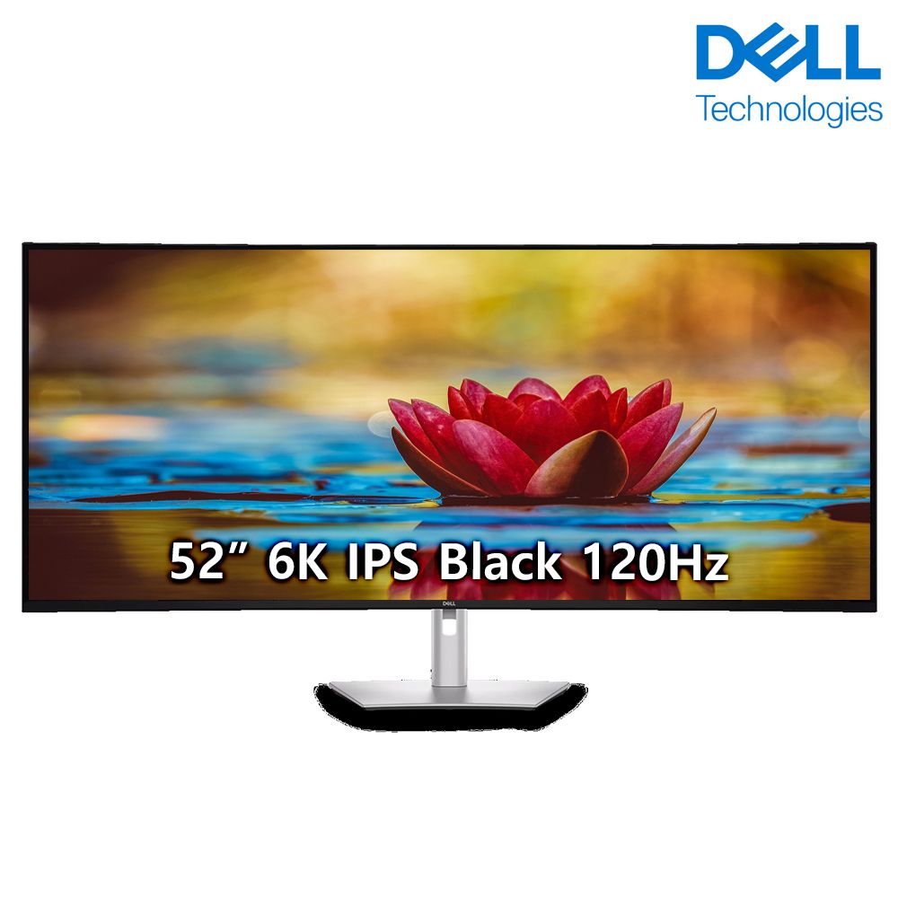 DELL 울트라샤프 모니터 U5226KW 52인치 103.7cm IPS Black 6K