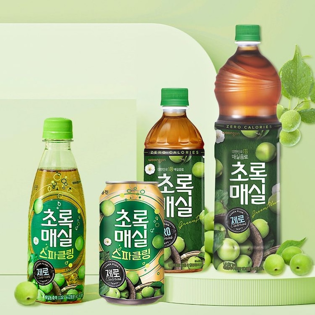 초록매실 스파클링 제로 350ml 20개/24캔 외 매실제로 골라담기(유/무라벨 랜덤발송) 원산지 : 상세정보 참고 - 이미지 3