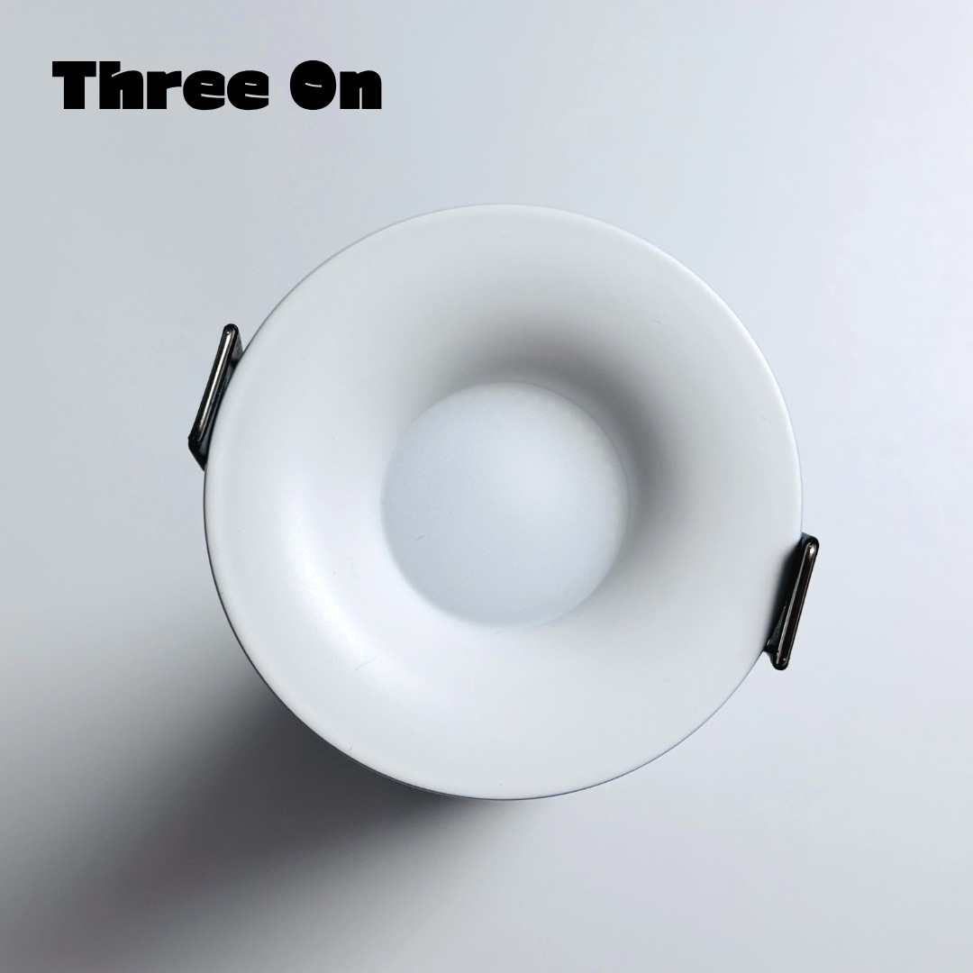 쓰리온 발명특허 LED COB 3인치 75mm 확산형 플라워 다운라이트 플리커프리 잔광현상제거