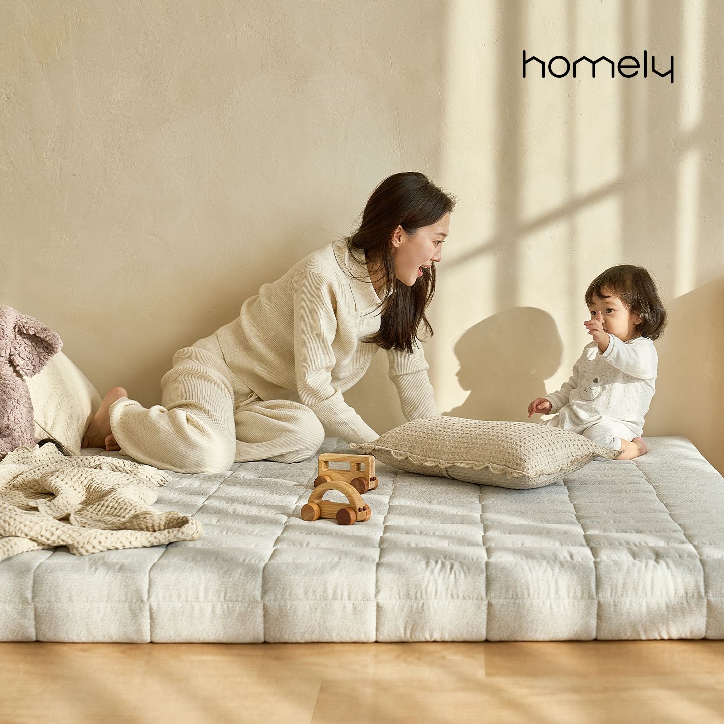 홈리 +1만원인하ㅣ솜니 10cm 알러지케어 베이직 매트리스 침대 토퍼 MS/SS/Q