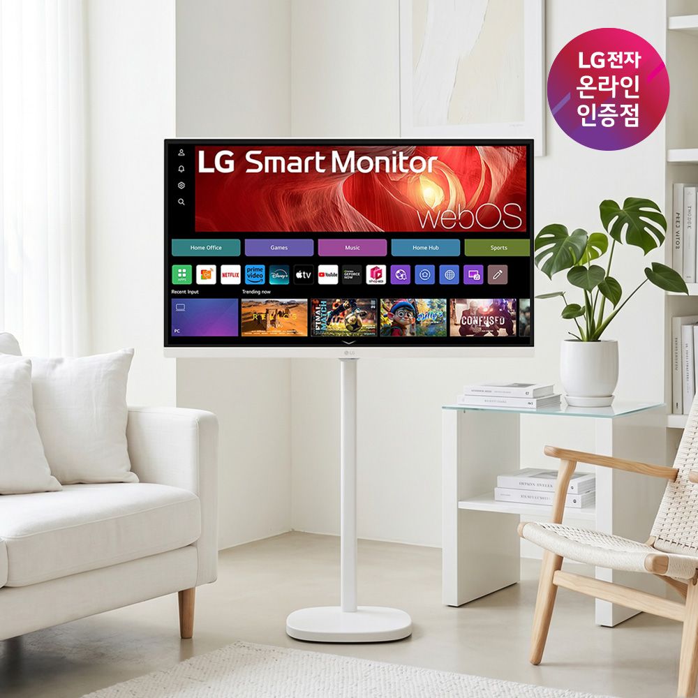 LG전자 LG 32U731SAW.STD1 스마트모니터 스윙 AI 라이트