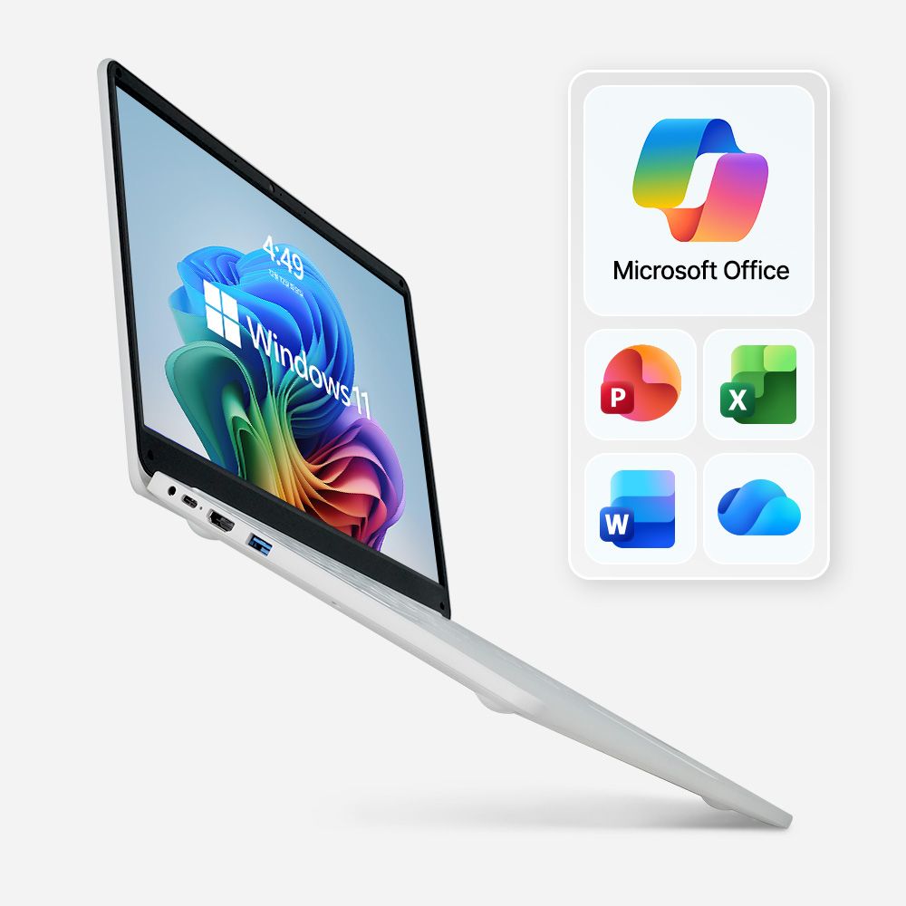 베이직스 베이직북 MS office 14 8/256GB Win11 사무용 업무용 노트북