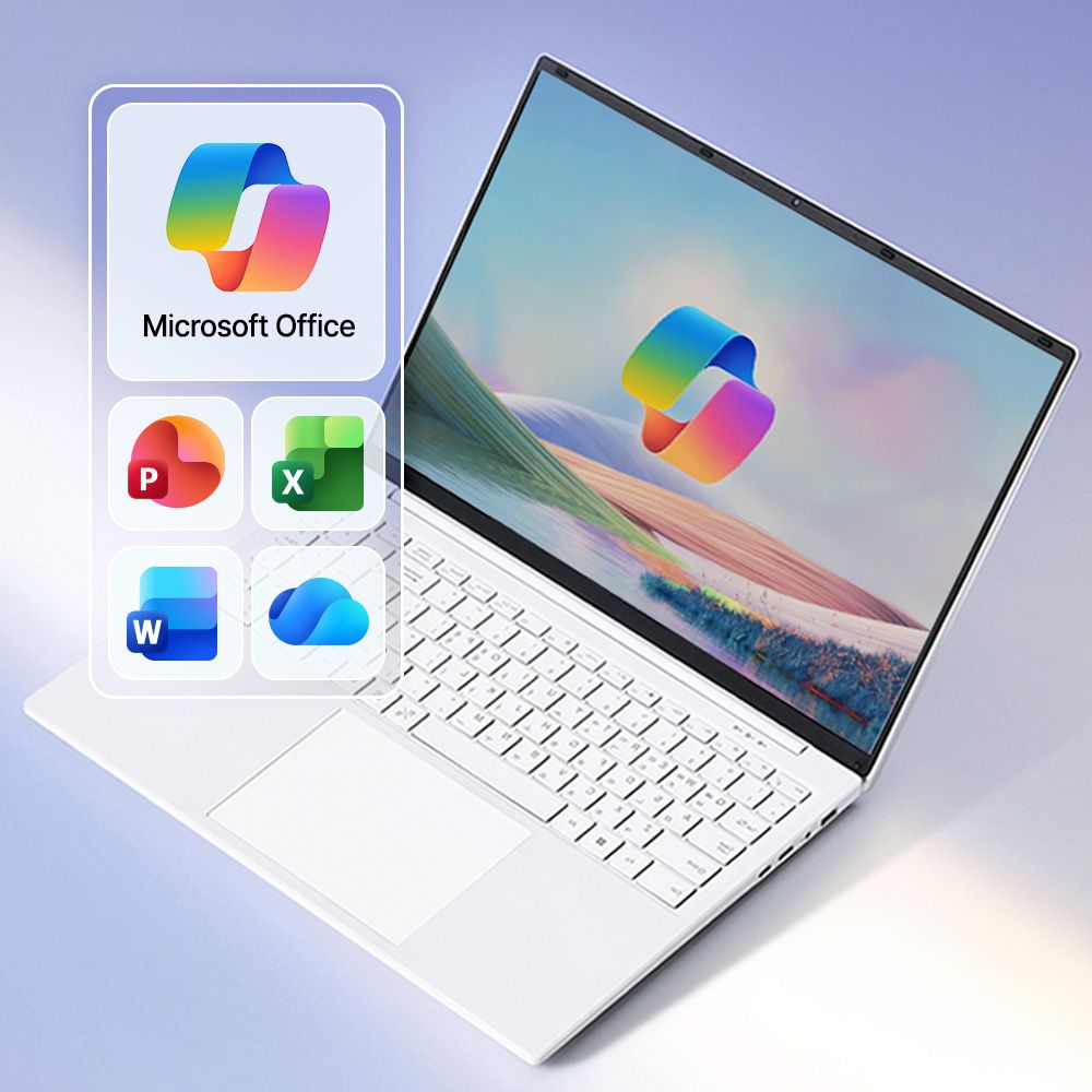 베이직스 베이직북 MS office 16 8/256GB Win11 오피스(AS2년+마우스+파우치)